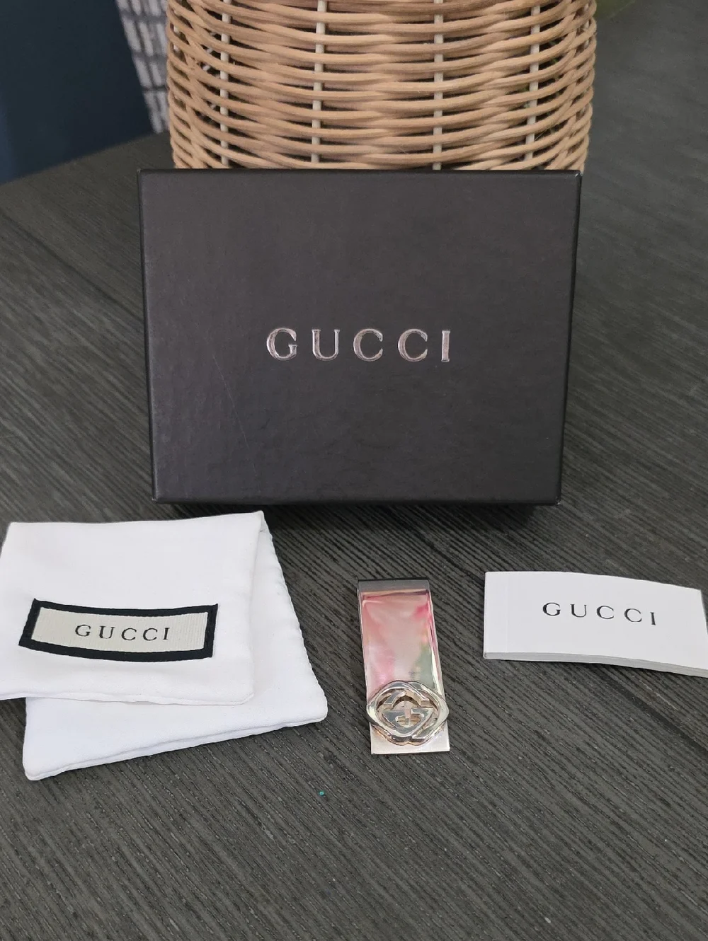 💯Authentic Gucci Money Clip